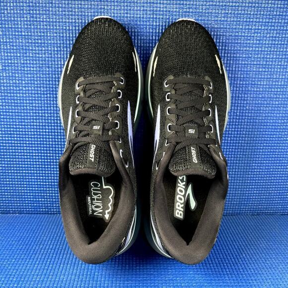 🔴 BROOKS GHOST 15 Women`s Size 9 Black Lila Athletic Running Shoes 1203801B011 - Picture 6 of 8